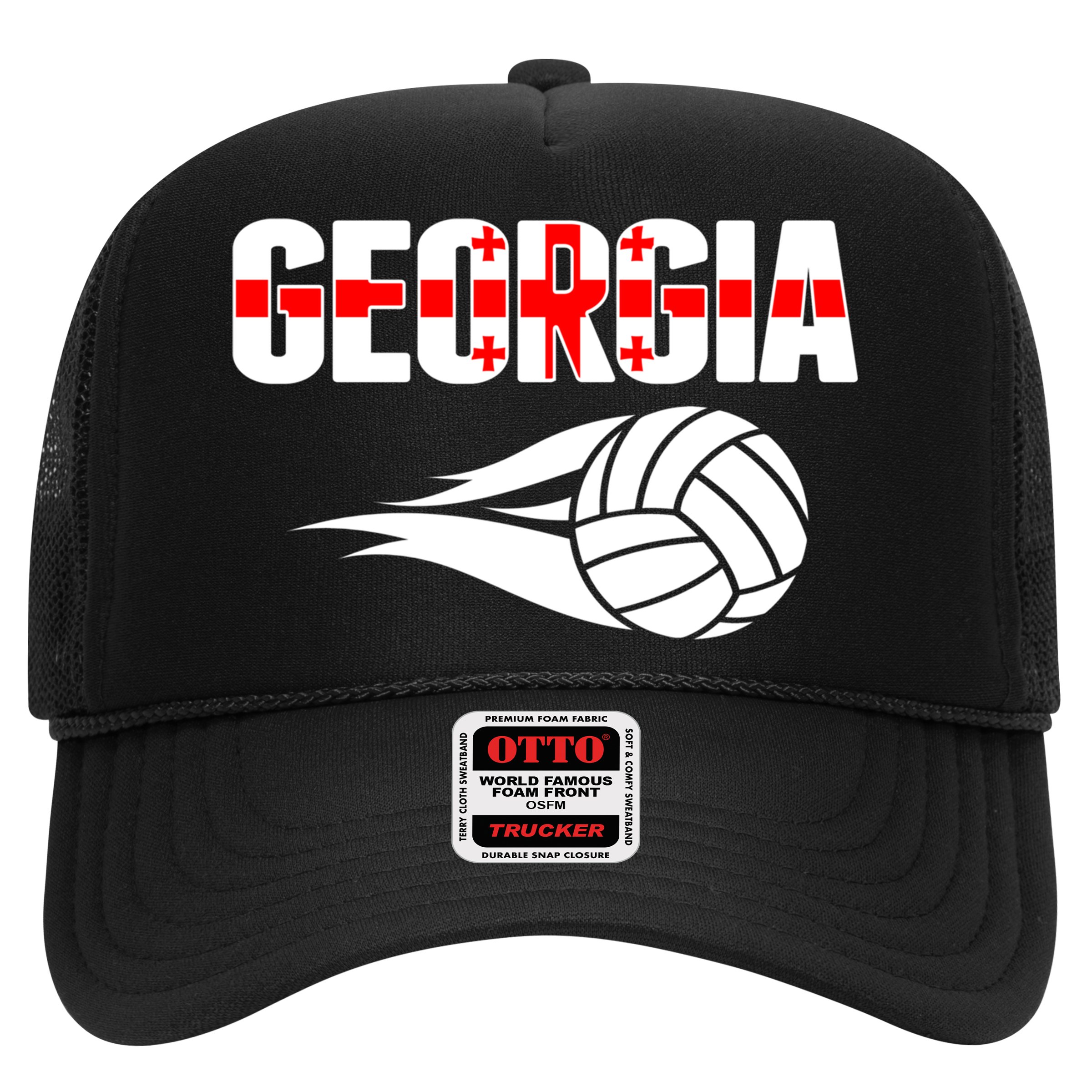 Georgia Volleyball Fans Jersey Gift Georgian Flag Sport Lovers Gift Hat