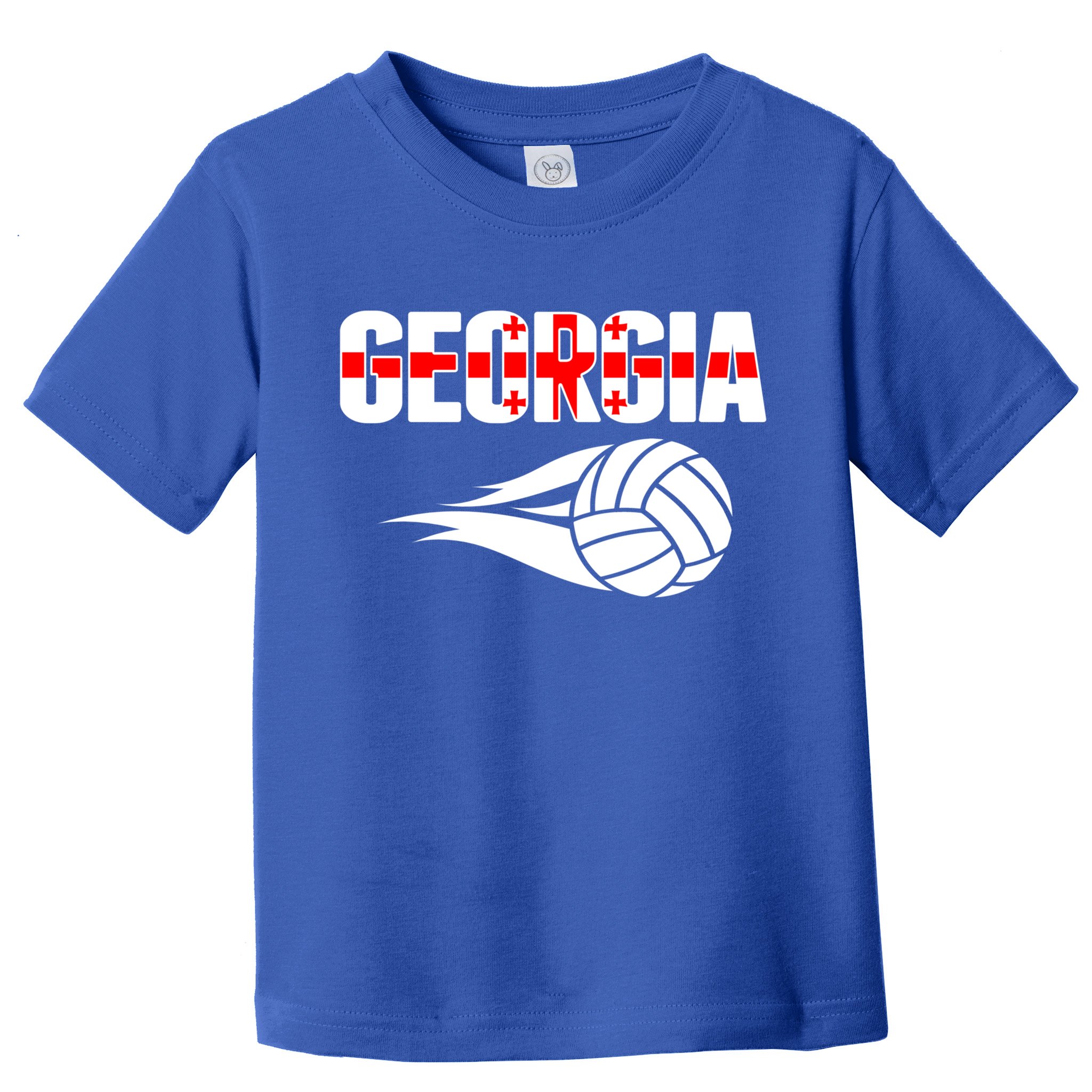 Georgia Volleyball Fans Jersey Gift Georgian Flag Sport Lovers Gift Toddler T-Shirt