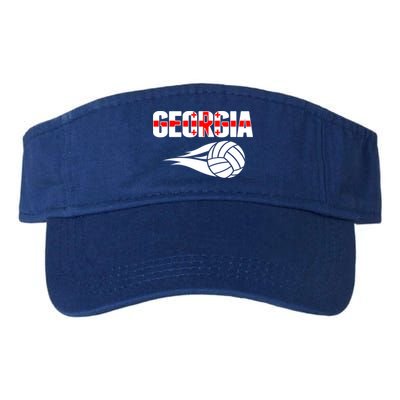 Georgia Volleyball Fans Jersey Gift Georgian Flag Sport Lovers Gift Visor