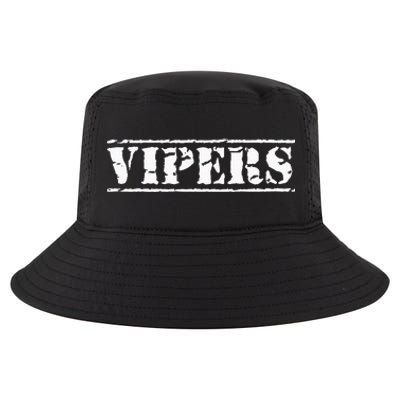 Go Vipers Football Baseball Basketball Cheer Team Fan Spirit Cool Comfort Performance Bucket Hat