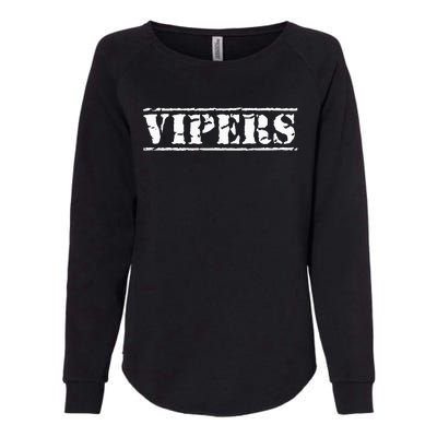 Go Vipers Football Baseball Basketball Cheer Team Fan Spirit Womens California Wash Sweatshirt