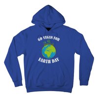 Go Vegan For Earth Day Vegan Day Veggie Vegetable Vegetarian Gift Hoodie