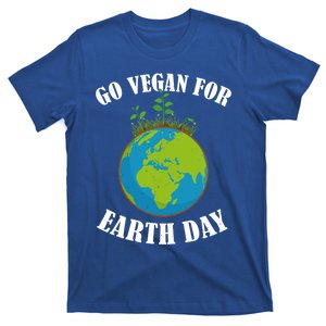 Go Vegan For Earth Day Vegan Day Veggie Vegetable Vegetarian Gift T-Shirt