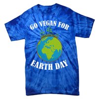 Go Vegan For Earth Day Vegan Day Veggie Vegetable Vegetarian Gift Tie-Dye T-Shirt