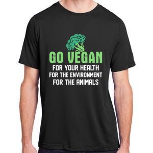 Go Vegan For Your Health For The Environt Veganism Funny Gift Adult ChromaSoft Performance T-Shirt