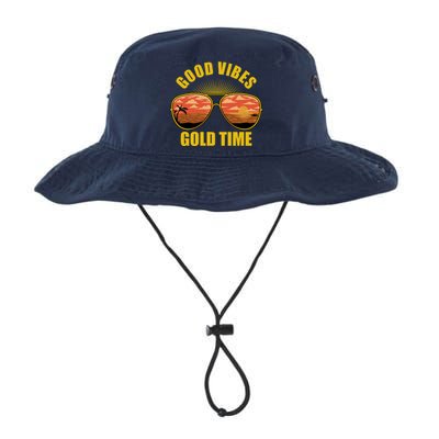 Good Vibes Gold Time Tropical Beach Legacy Cool Fit Booney Bucket Hat