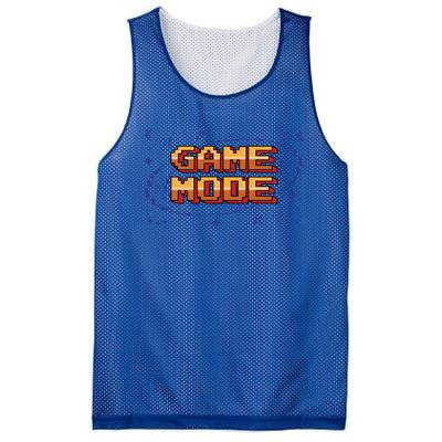 Gamer Video Game Mode On Funny Gaming Gift Mesh Reversible Basketball Jersey Tank