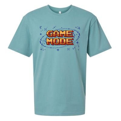 Gamer Video Game Mode On Funny Gaming Gift Sueded Cloud Jersey T-Shirt