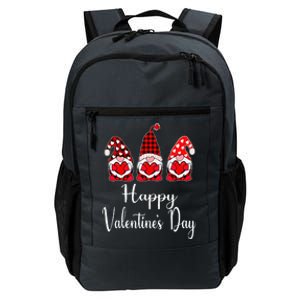 Gnome Valentine Gnomes Hearts Happy Valentines Day Daily Commute Backpack