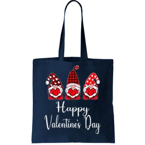 Gnome Valentine Gnomes Hearts Happy Valentines Day Tote Bag