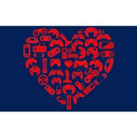 Gamer Video Games Heart Valentines Day Lover Bumper Sticker