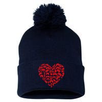 Gamer Video Games Heart Valentines Day Lover Pom Pom 12in Knit Beanie