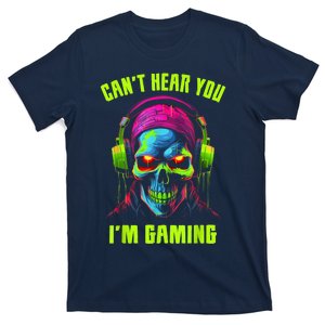 Gamer Video Gaming Funny Skull T-Shirt