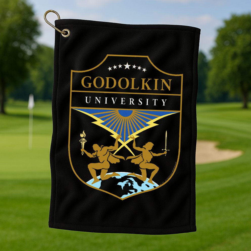 Gen V Godolkin University Crest Golf Towel