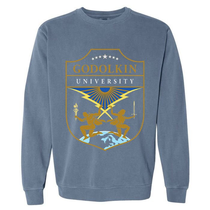 Gen V Godolkin University Crest Garment-Dyed Sweatshirt