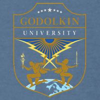 Gen V Godolkin University Crest Garment-Dyed Sweatshirt