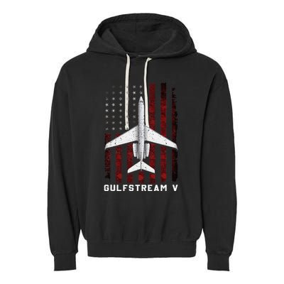 Gulfstream V G5 Jet G5 Plane Gulfstream 5 Gulfstream Gv Garment-Dyed Fleece Hoodie