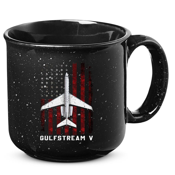 Gulfstream V G5 Jet G5 Plane Gulfstream 5 Gulfstream Gv 15oz Campfire Ceramic Mug