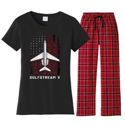 Gulfstream V G5 Jet G5 Plane Gulfstream 5 Gulfstream Gv Women's Flannel Pajama Set