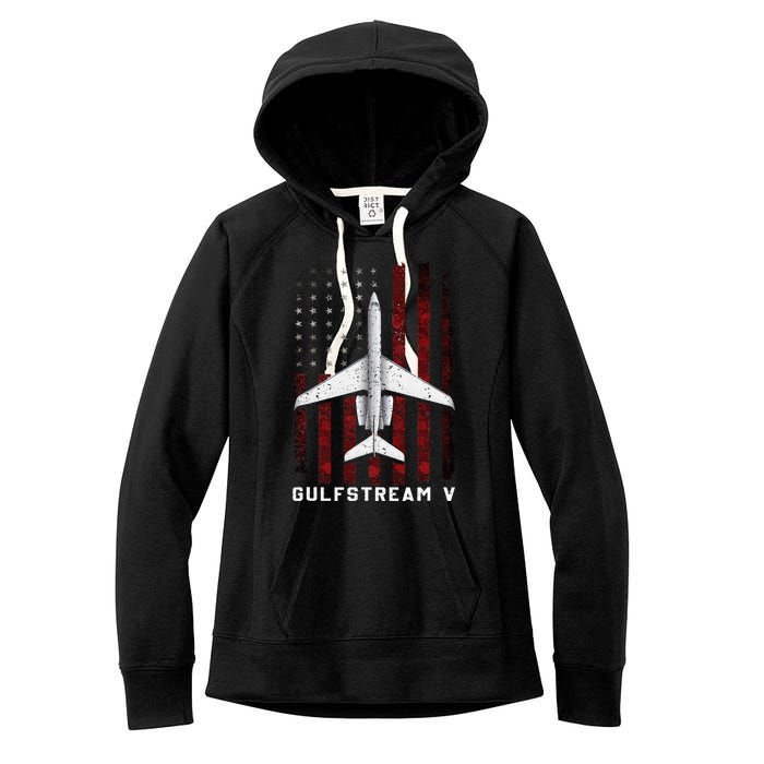 Gulfstream V G5 Jet G5 Plane Gulfstream 5 Gulfstream Gv Women's Fleece Hoodie