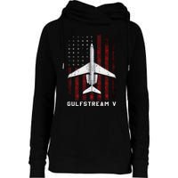 Gulfstream V G5 Jet G5 Plane Gulfstream 5 Gulfstream Gv Womens Funnel Neck Pullover Hood