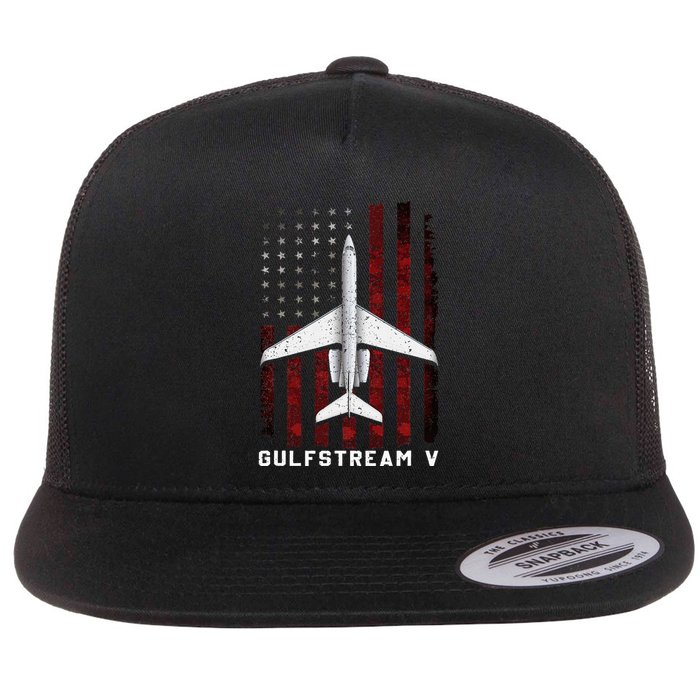 Gulfstream V G5 Jet G5 Plane Gulfstream 5 Gulfstream Gv Flat Bill Trucker Hat
