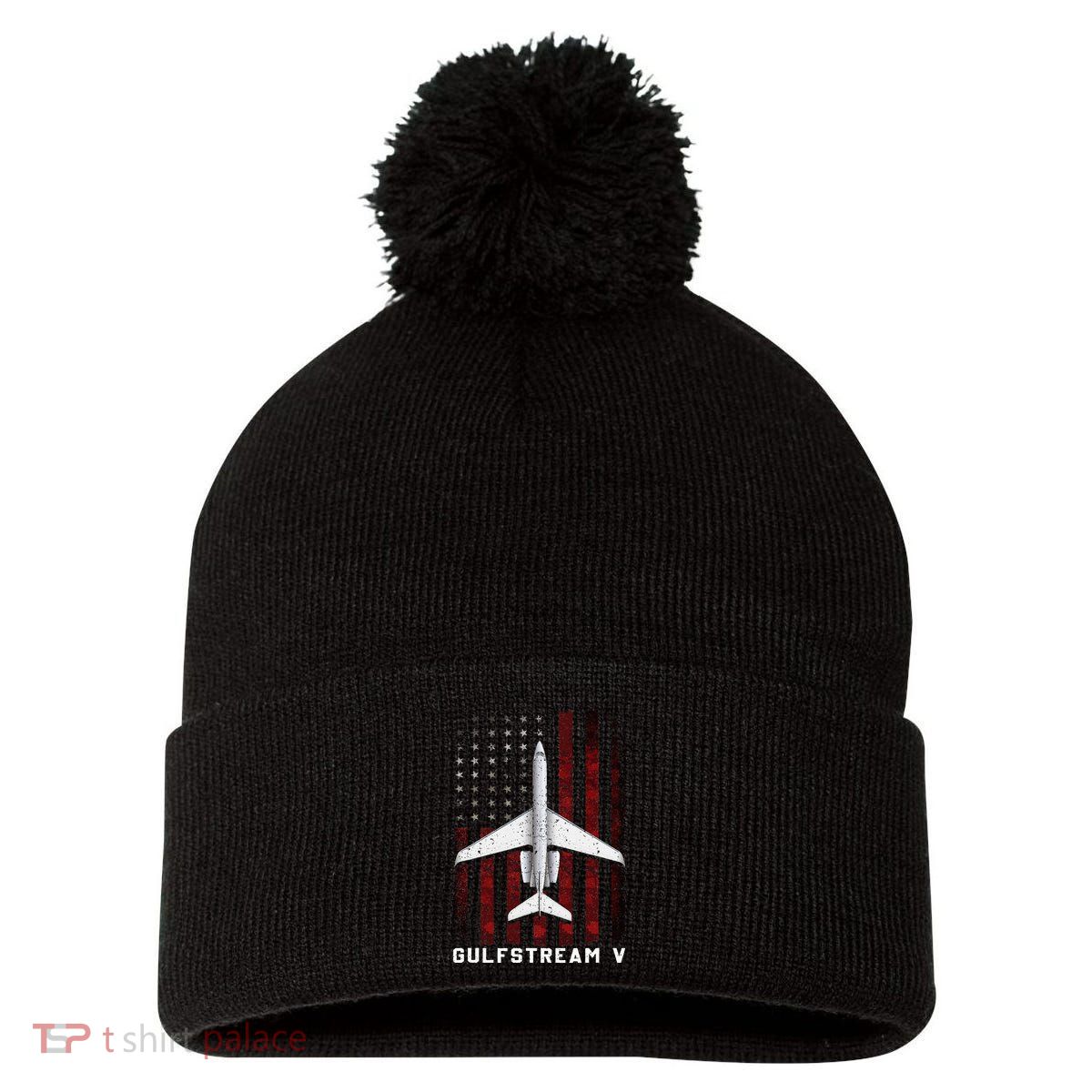Gulfstream V G5 Jet G5 Plane Gulfstream 5 Gulfstream Gv Pom Pom 12in Knit Beanie