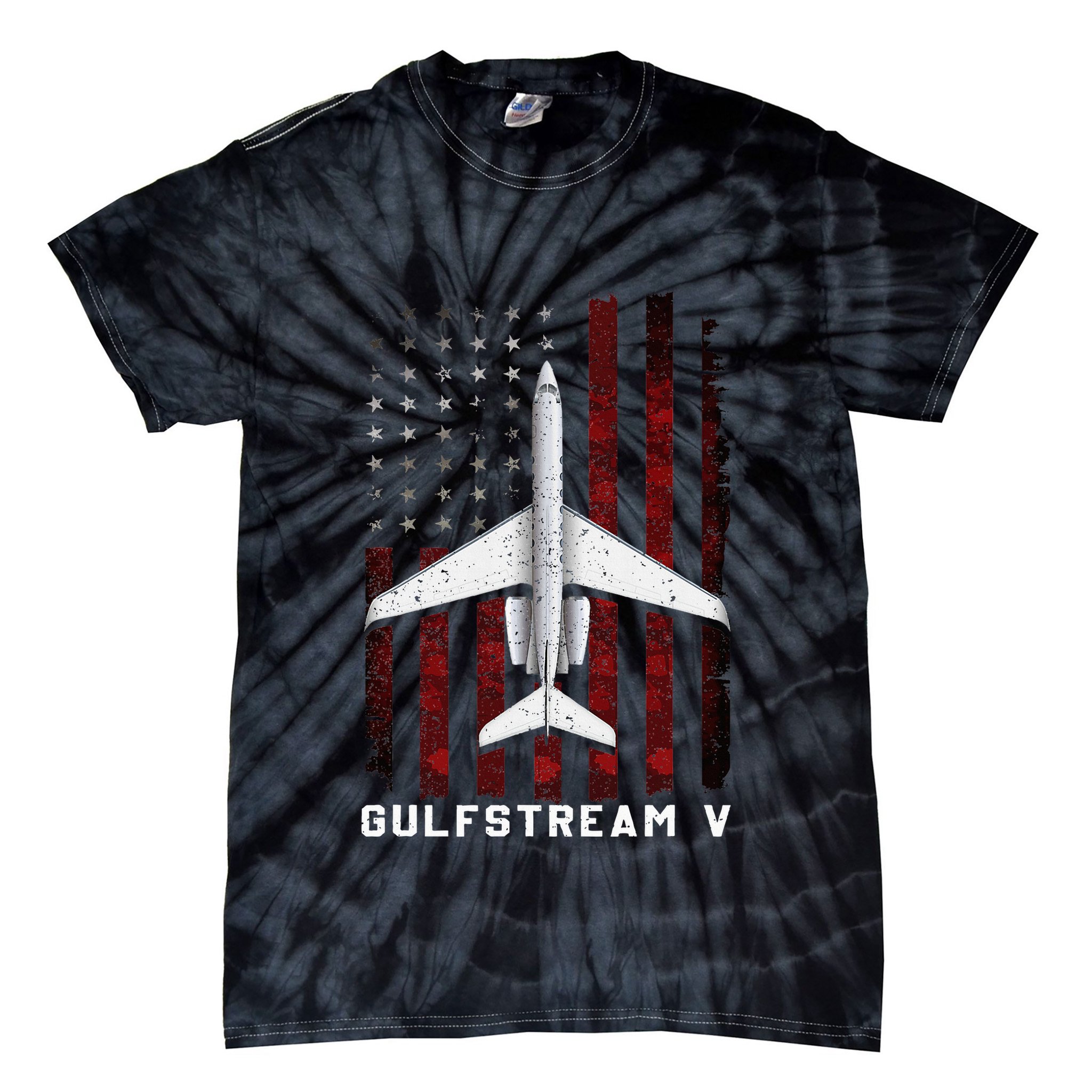 Gulfstream V G5 Jet G5 Plane Gulfstream 5 Gulfstream Gv Tie-Dye T-Shirt