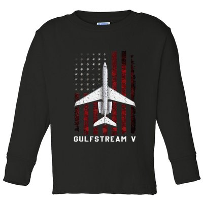 Gulfstream V G5 Jet G5 Plane Gulfstream 5 Gulfstream Gv Toddler Long Sleeve Shirt