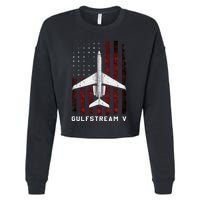 Gulfstream V G5 Jet G5 Plane Gulfstream 5 Gulfstream Gv Cropped Pullover Crew