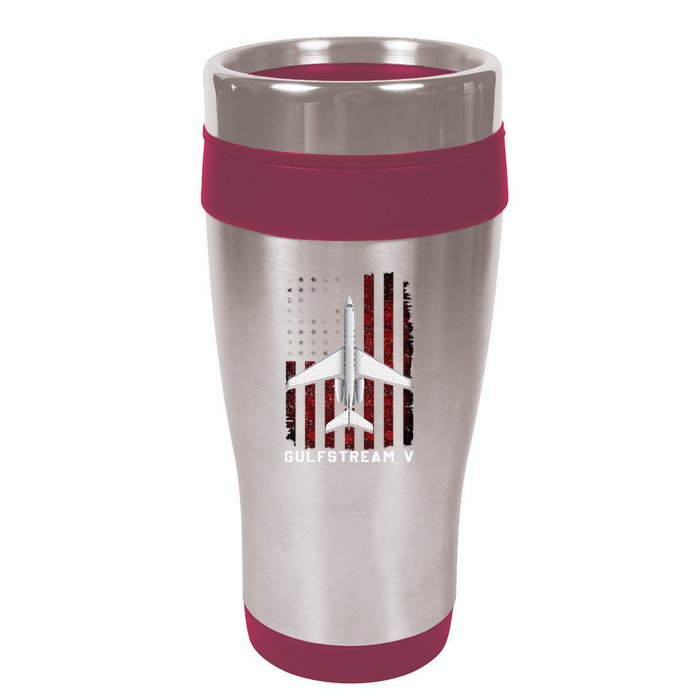 Gulfstream V G5 Jet G5 Plane Gulfstream 5 Gulfstream Gv 16oz Travel Tumbler