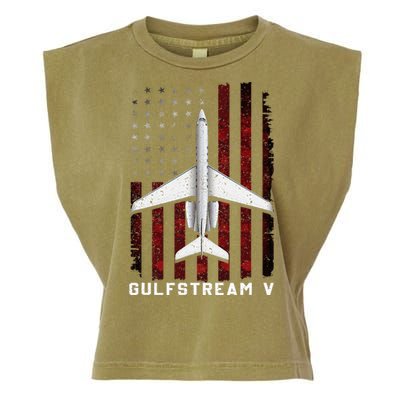 Gulfstream V G5 Jet G5 Plane Gulfstream 5 Gulfstream Gv Garment-Dyed Women's Muscle Tee