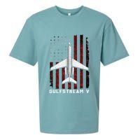 Gulfstream V G5 Jet G5 Plane Gulfstream 5 Gulfstream Gv Sueded Cloud Jersey T-Shirt