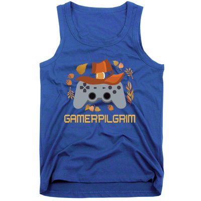 Gamerpilgrim Video Game Controller Funny Thanksgiving Game Gift Tank Top