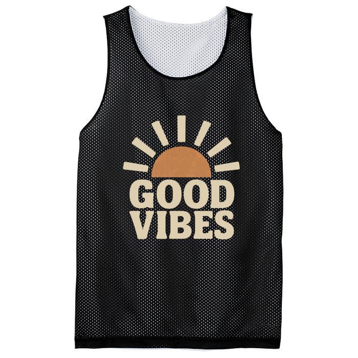 Good Vibes Mesh Reversible Basketball Jersey Tank