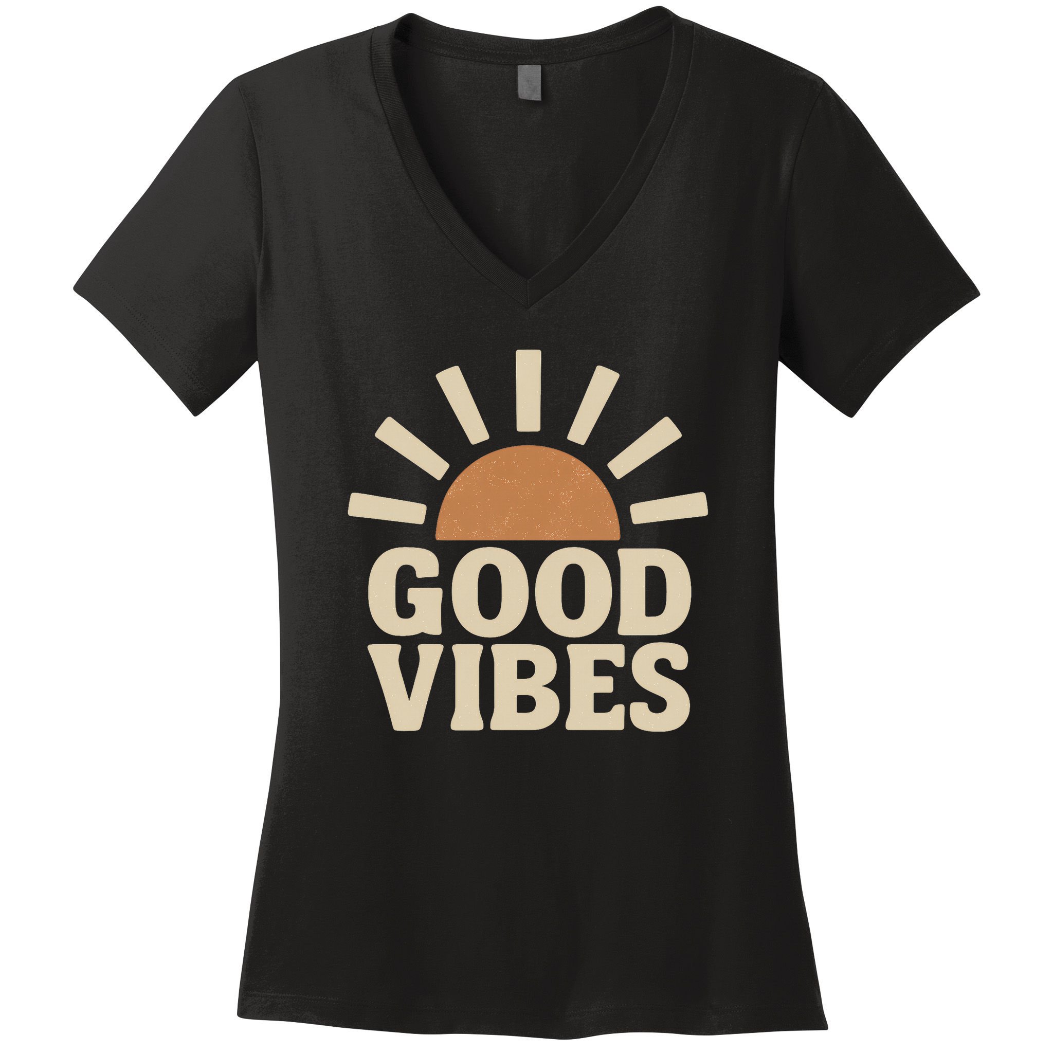 Good Vibes Women's V-Neck T-Shirt