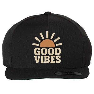 Good Vibes Wool Snapback Cap