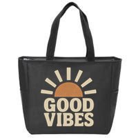Good Vibes Zip Tote Bag