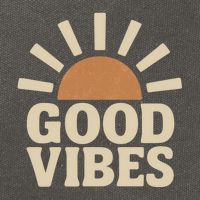 Good Vibes Cotton Canvas Backpack