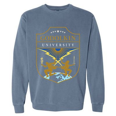 Gen V Godolkin University Crest Garment-Dyed Sweatshirt