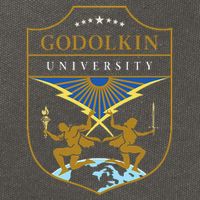 Gen V Godolkin University Crest Cotton Canvas Backpack