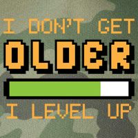 Geek Video Game Gamer Birthday I Dont Get Older I Level Up Gift Legacy Tie Dye Trucker Hat