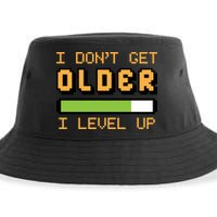 Geek Video Game Gamer Birthday I Dont Get Older I Level Up Gift Sustainable Bucket Hat