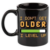 Geek Video Game Gamer Birthday I Dont Get Older I Level Up Gift 11oz C Handle Ceramic Mug
