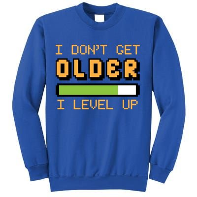 Geek Video Game Gamer Birthday I Dont Get Older I Level Up Gift Sweatshirt
