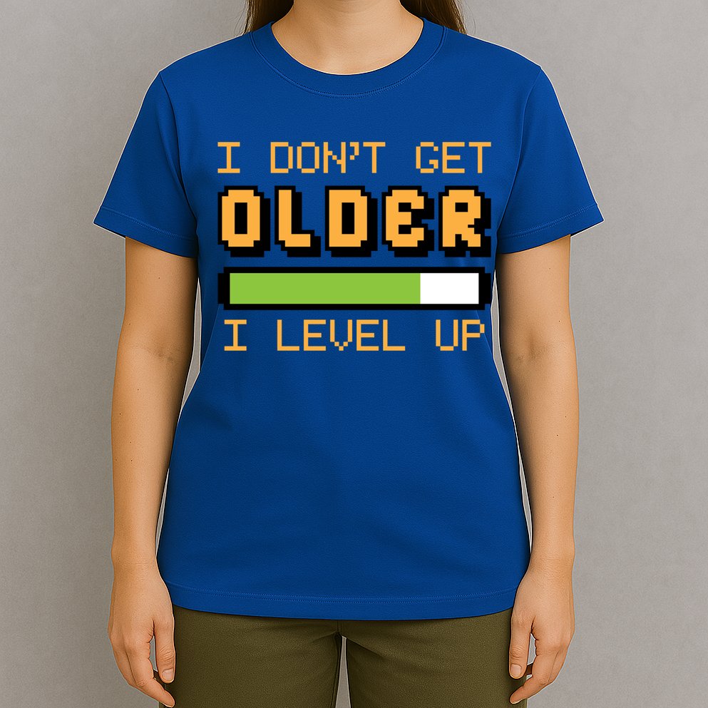 Geek Video Game Gamer Birthday I Dont Get Older I Level Up Gift T-Shirt