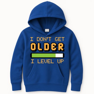 Geek Video Game Gamer Birthday I Dont Get Older I Level Up Gift Kids Hoodie