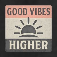 Good Vibes Higher 7 Panel Mesh Trucker Snapback Hat