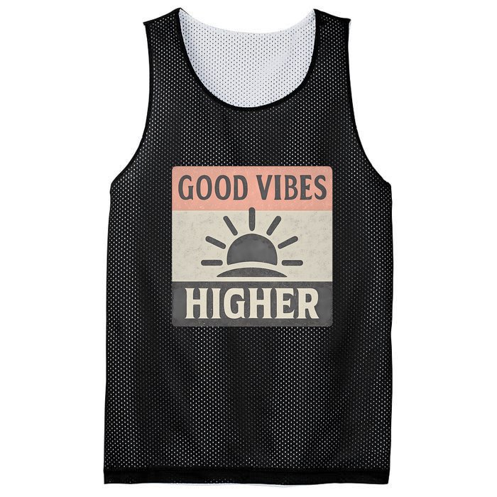 Good Vibes Higher Mesh Reversible Basketball Jersey Tank