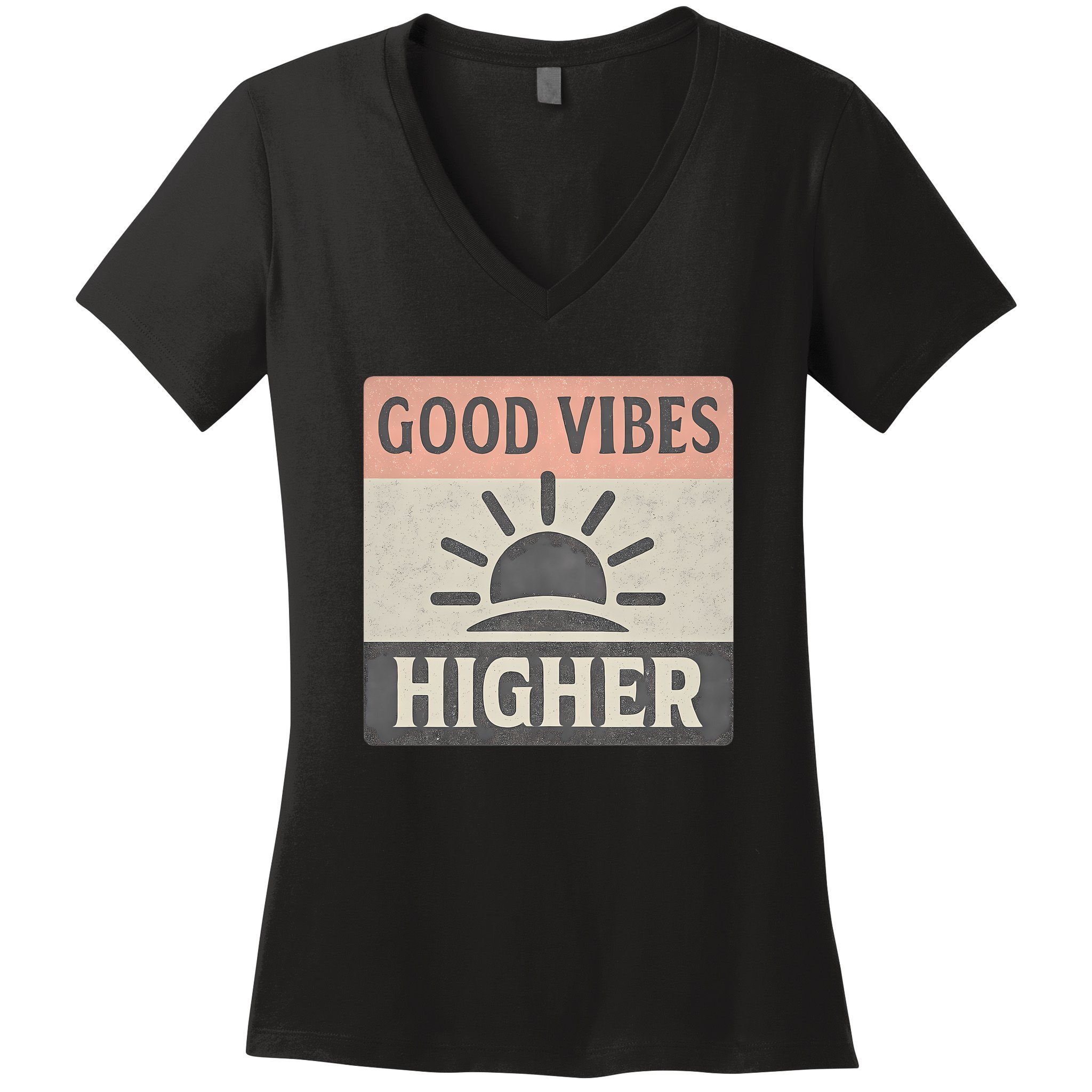 Good Vibes Higher Women's V-Neck T-Shirt